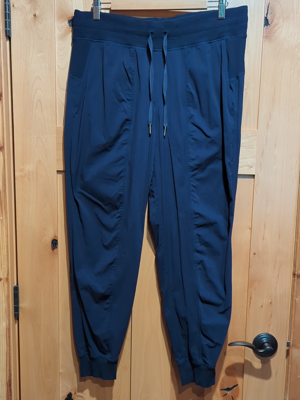 Lululemon Dance Studio Joggers Mid-Rise 29" Unlined True Navy Sz 12 EUC